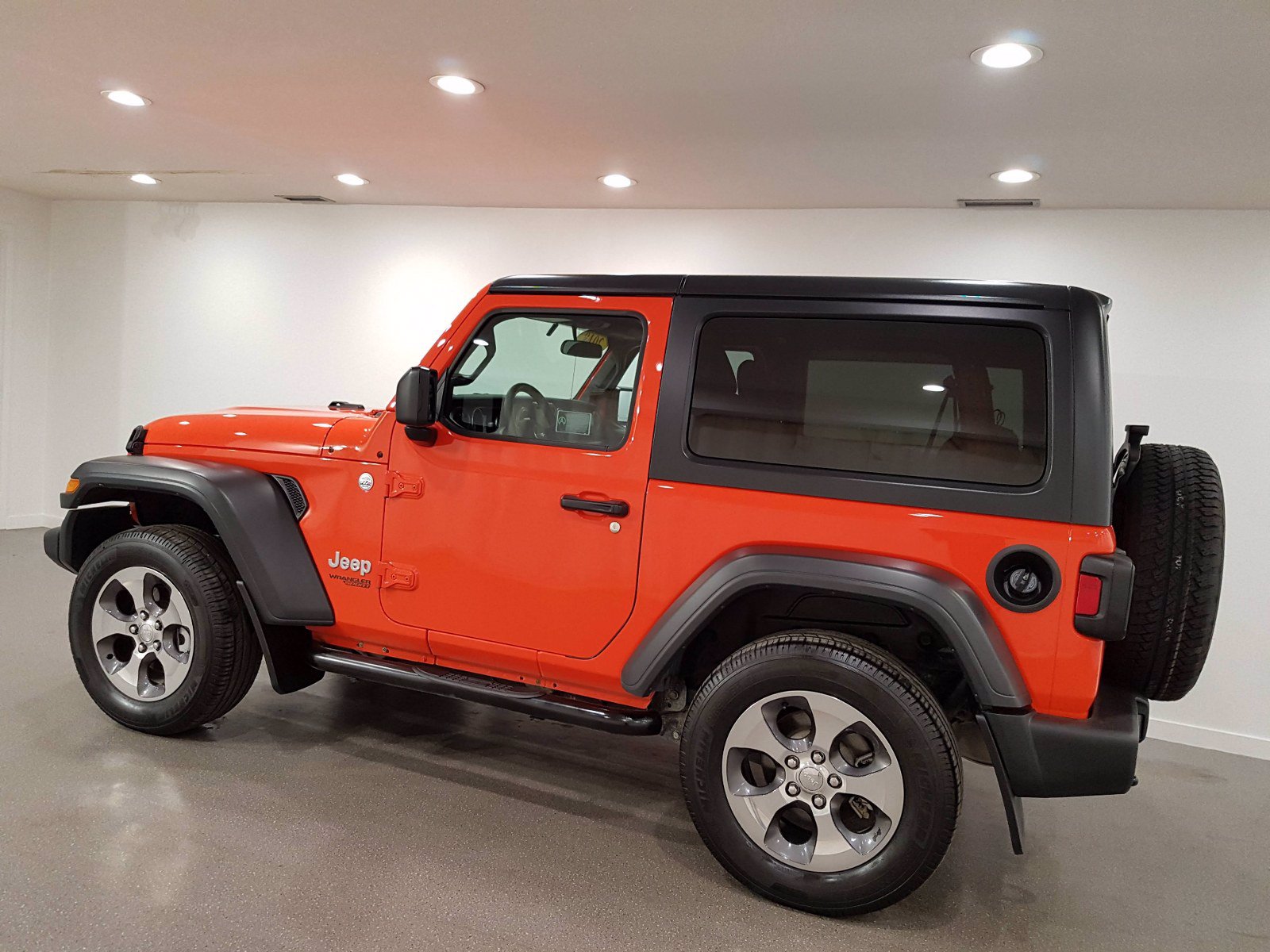 Jeep wrangler orange